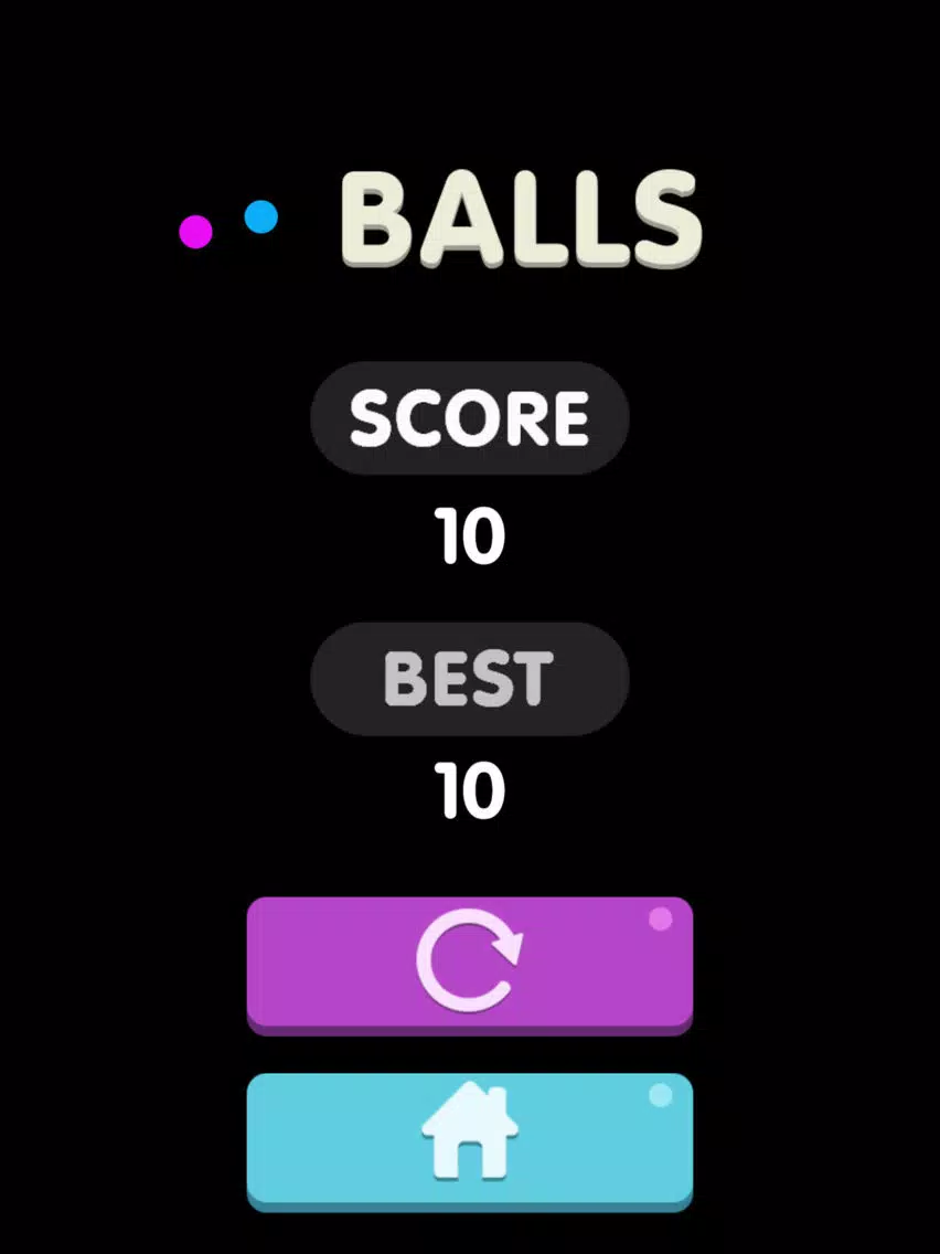 2 Balls: Up or fall iPad 应用截图