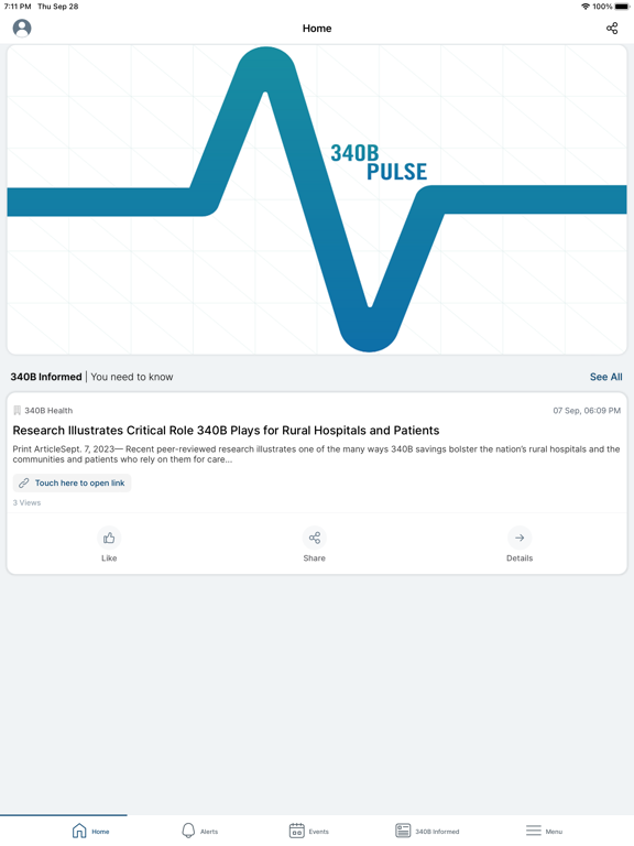 340B Pulse iPad Screenshots