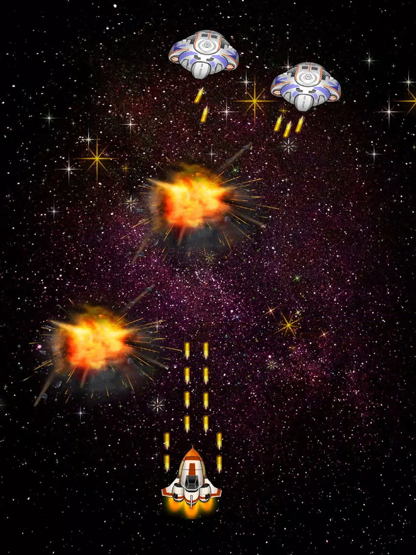 Galaxy Star Space Ship War iPad Screenshots