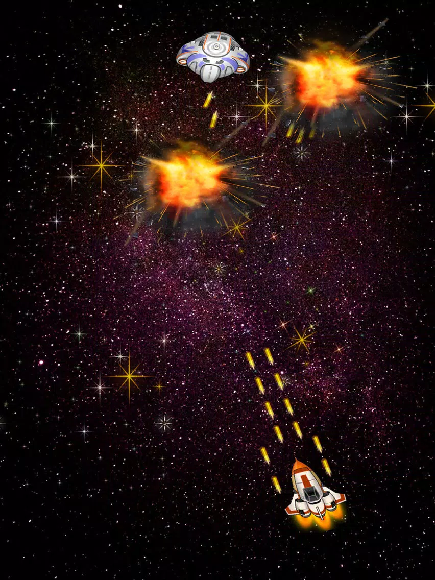 Galaxy Star Space Ship War iPad Screenshots