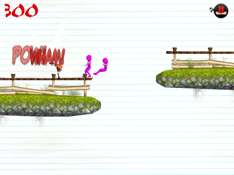 Captures d'écran de A Scribble Ninja Run Free iPad 