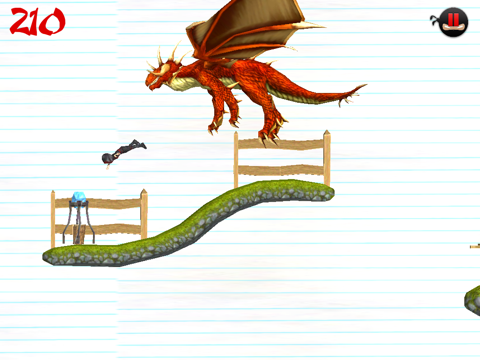 Captures d'écran de A Scribble Ninja Run Free iPad 