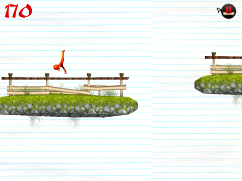 Captures d'écran de A Scribble Ninja Run Free iPad 