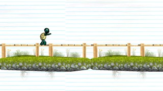 Captures d'écran de A Scribble Ninja Run Free