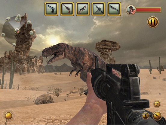 Capturas de pantalla de Dino Hunter: Jurassic Desert iPad 