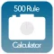500 Rule Calculator