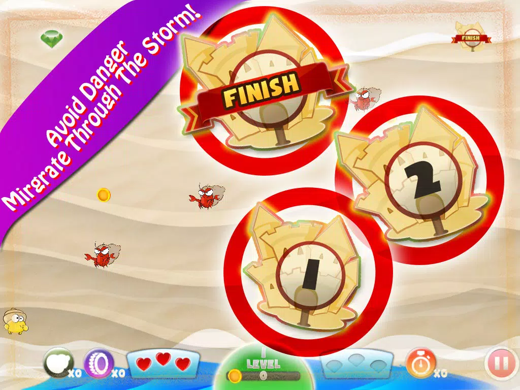 Capturas de tela do Pocket Crabs iPad 