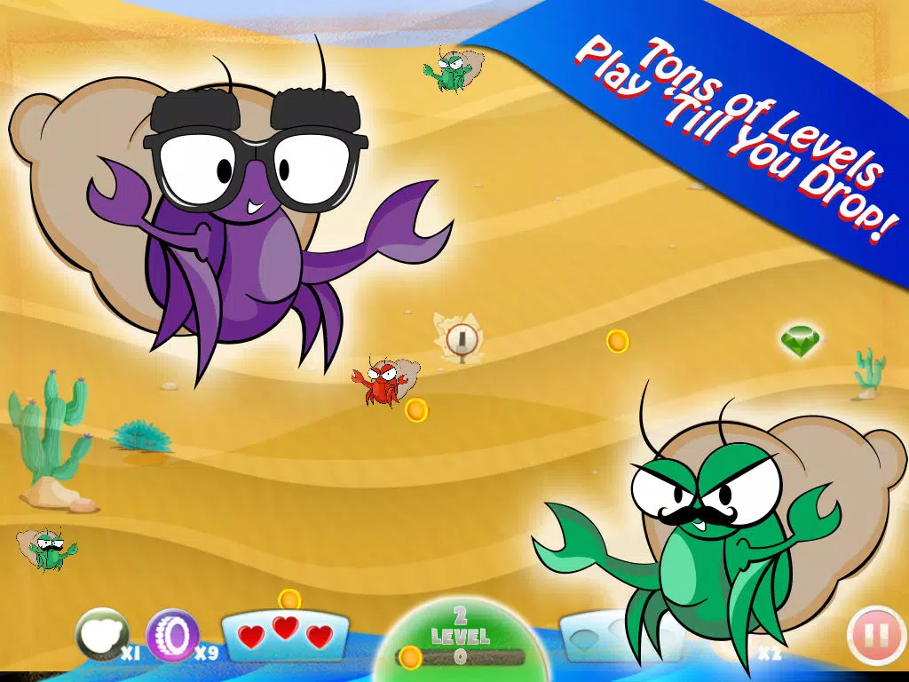 Capturas de tela do Pocket Crabs iPad 