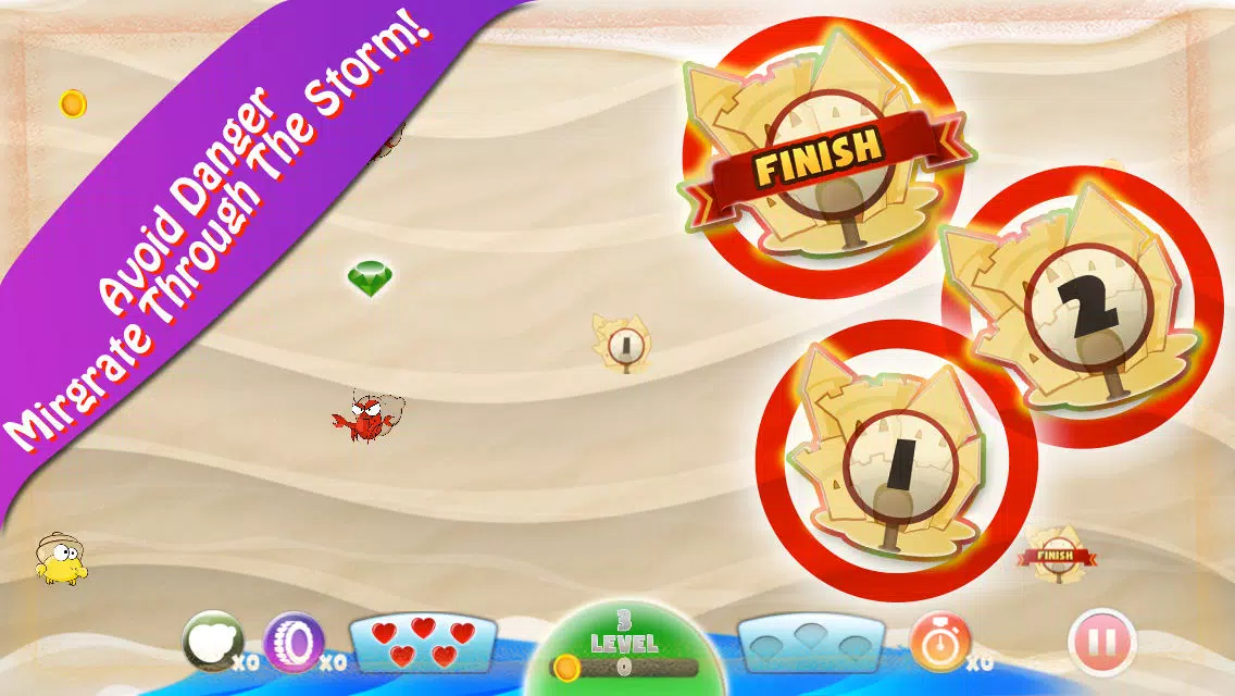Capturas de tela do Pocket Crabs