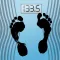 60beat Blue Bathroom Scale