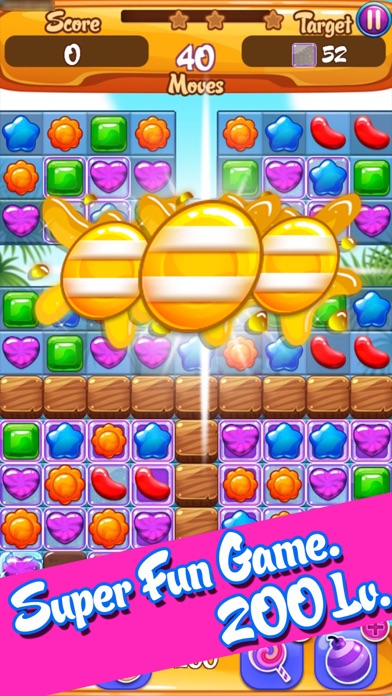 Sweet Jelly Fruit Garden mania : Match 3 Free Game Screenshots