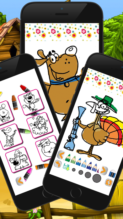 cartoon coloring page and book for kid Screenshots