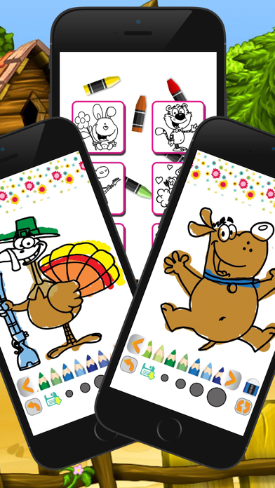 cartoon coloring page and book for kid Screenshots