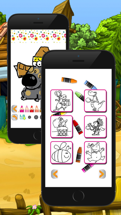 cartoon coloring page and book for kid Screenshots