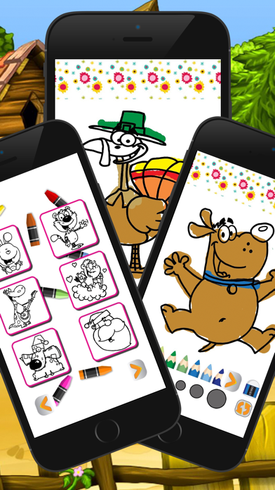 cartoon coloring page and book for kid Screenshots