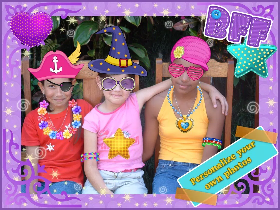 My Little Princess Photo Booth- Fairy tale dress up editor for girls iPad Screenshots