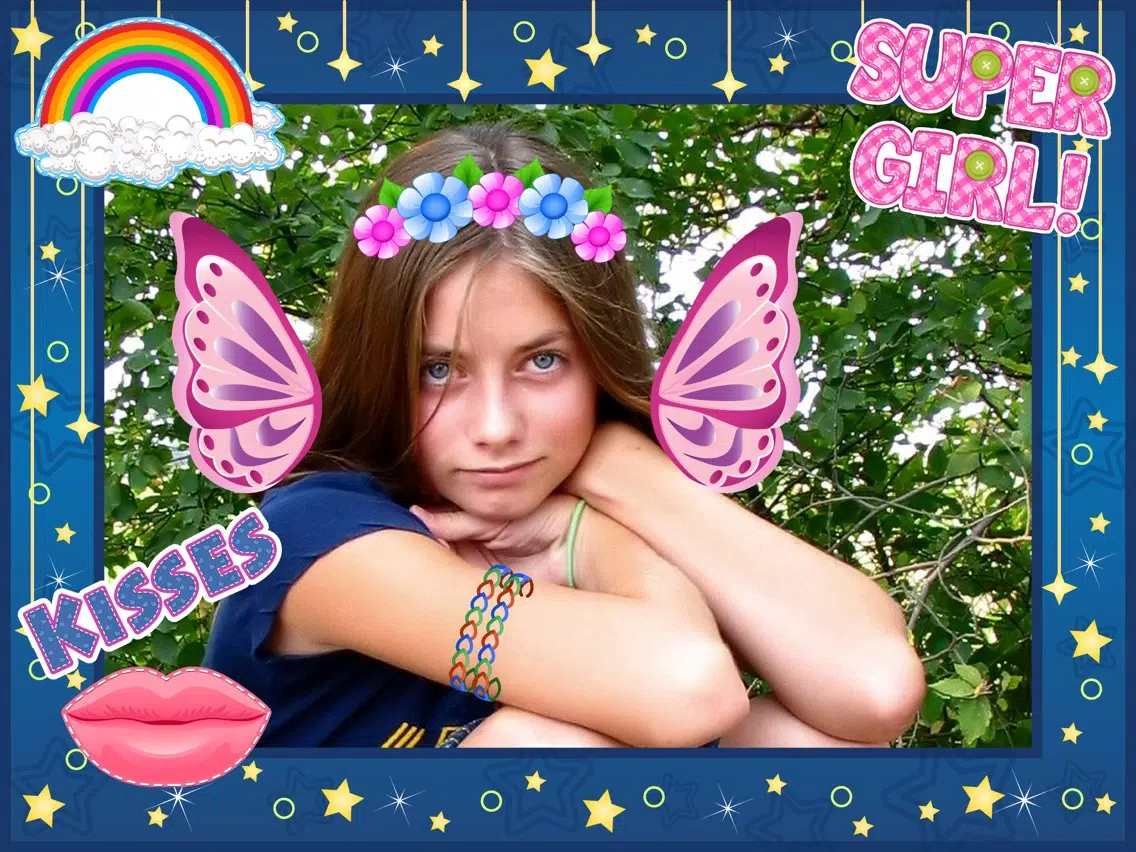 My Little Princess Photo Booth- Fairy tale dress up editor for girls iPad Screenshots