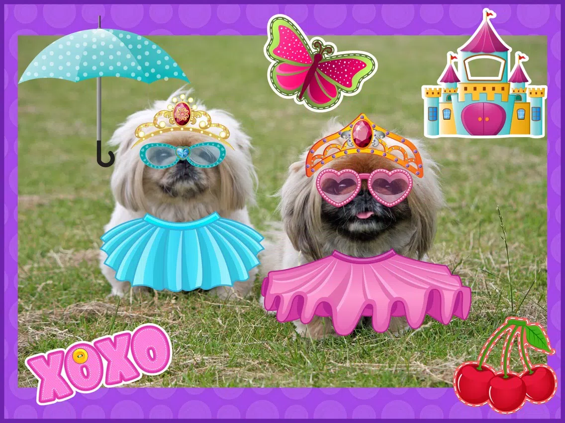My Little Princess Photo Booth- Fairy tale dress up editor for girls iPad Screenshots