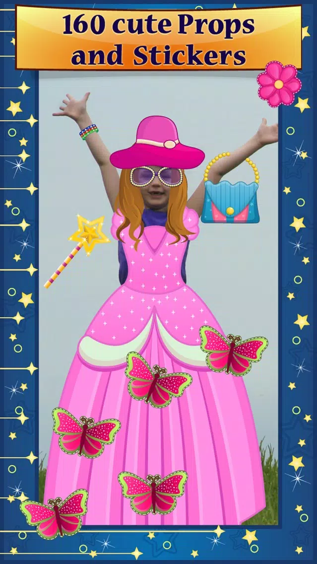 My Little Princess Photo Booth- Fairy tale dress up editor for girls Screenshots