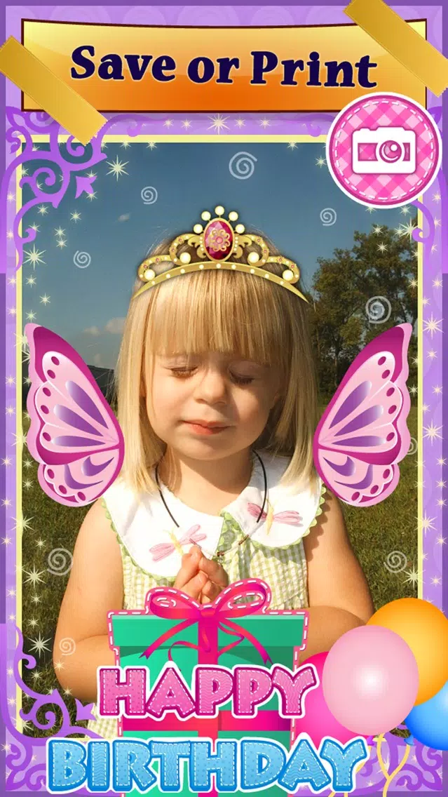 My Little Princess Photo Booth- Fairy tale dress up editor for girls Screenshots