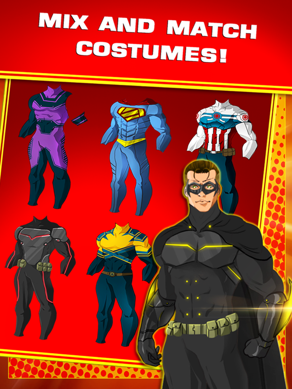 Tangkapan layar Create Your Own Superhero Character For Free iPad 