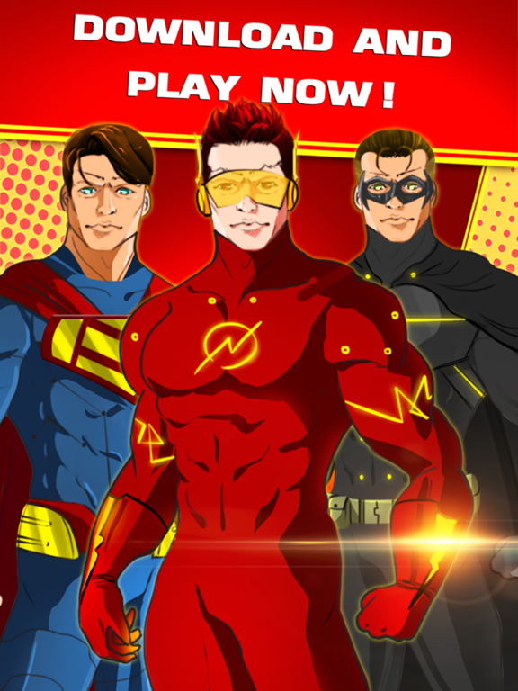 Tangkapan layar Create Your Own Superhero Character For Free iPad 