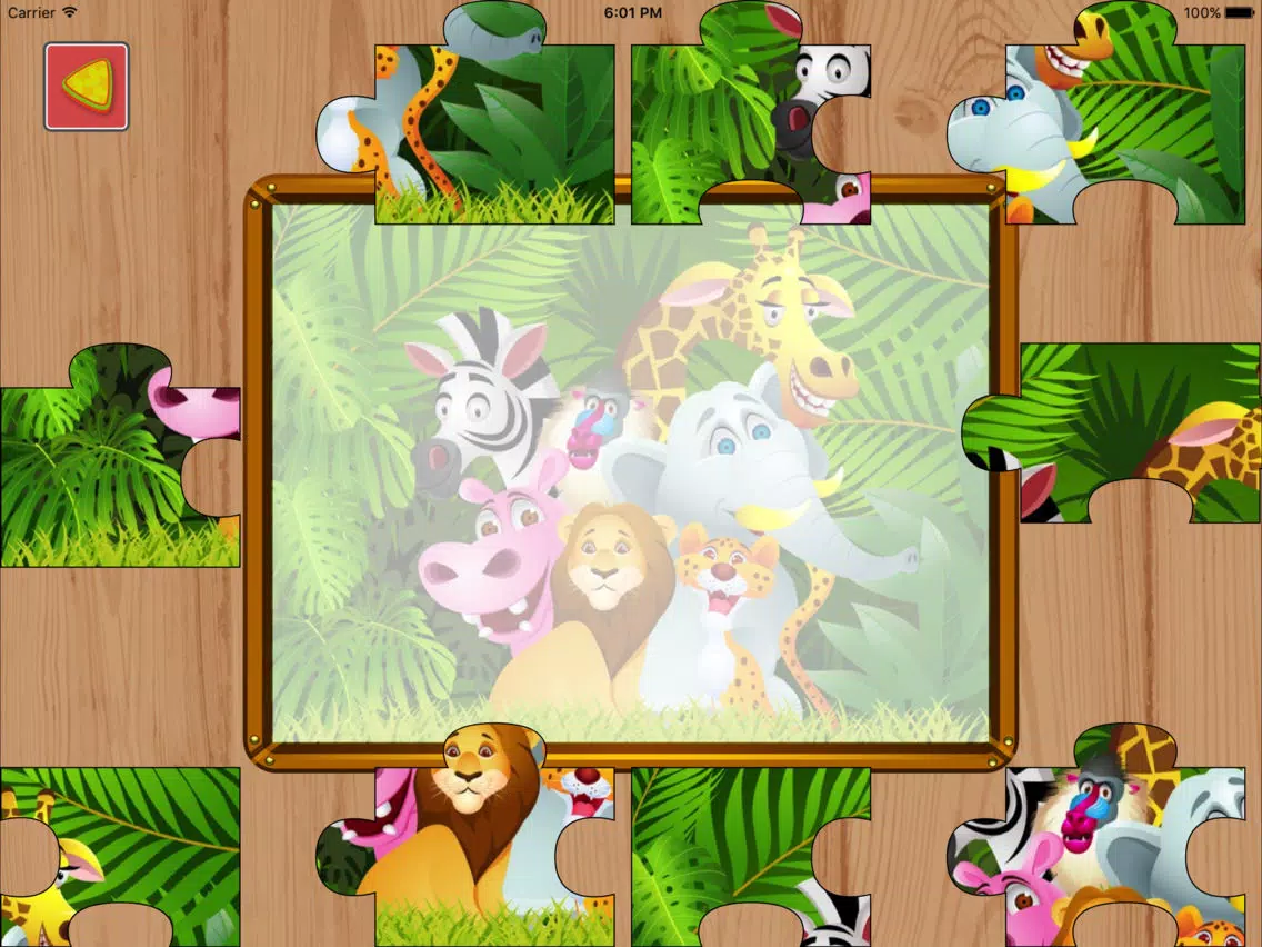 Kids Animals Jigsaw Puzzles iPad Screenshots