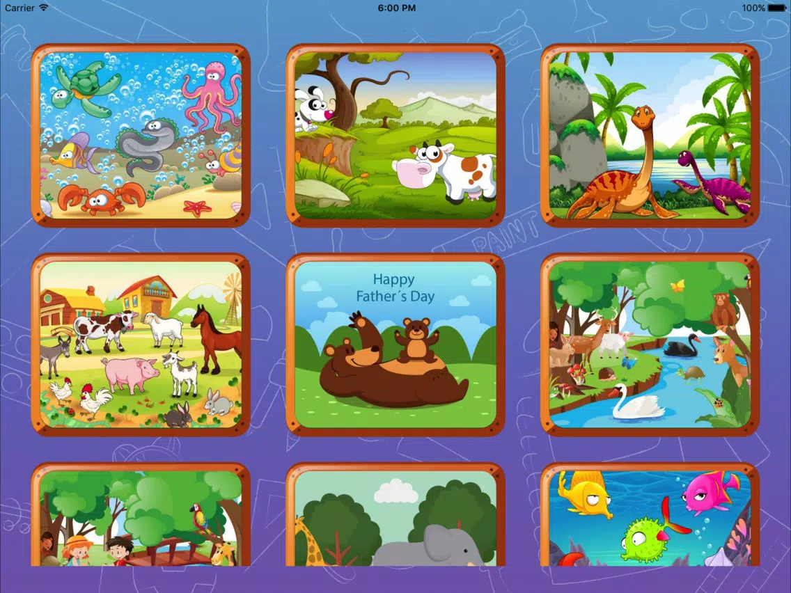 Kids Animals Jigsaw Puzzles iPad Screenshots