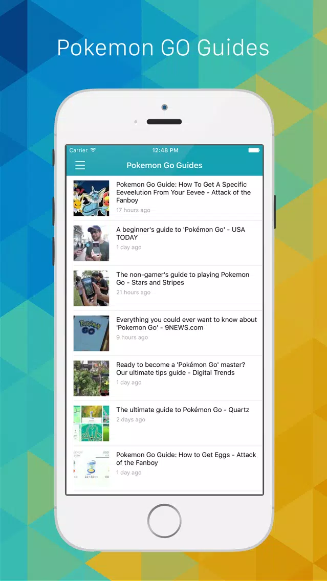 News, Guides, Pokedex & Videos for Pokemon GO Screenshots