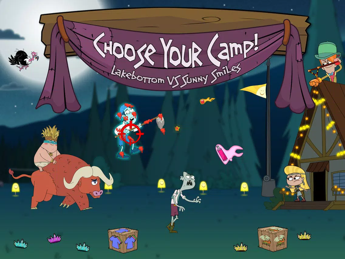 ภาพหน้าจอของ Camp Lakebottom: Protect the Flag iPad 