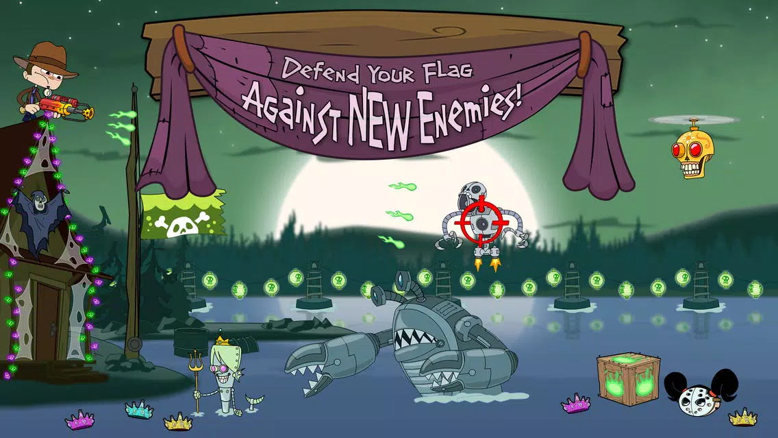 ภาพหน้าจอของ Camp Lakebottom: Protect the Flag