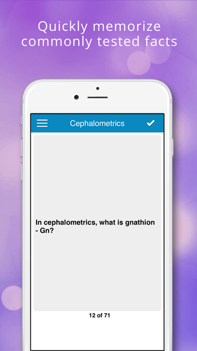 ADAT Orthodontics Cram Cards Screenshots