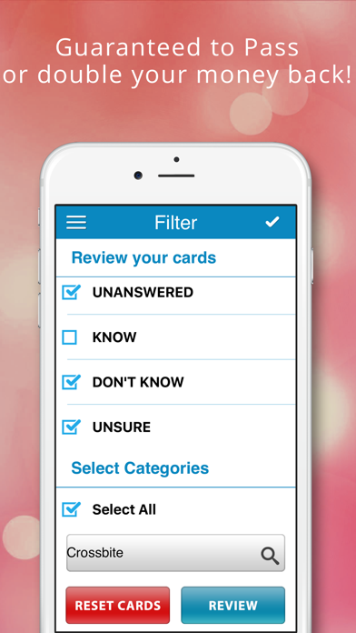 ADAT Orthodontics Cram Cards Screenshots