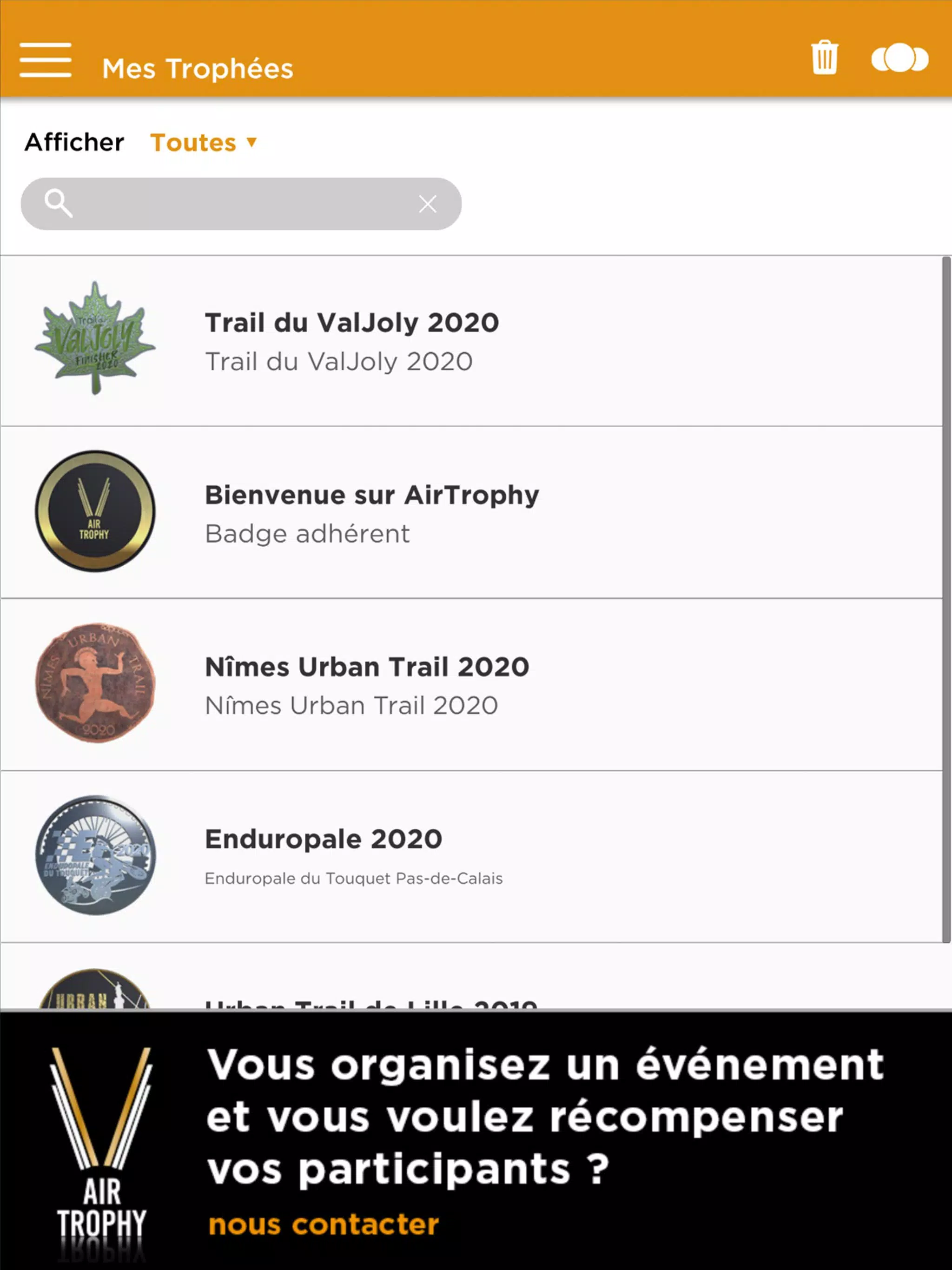 Air Trophy: vos médailles et t Screenshots
