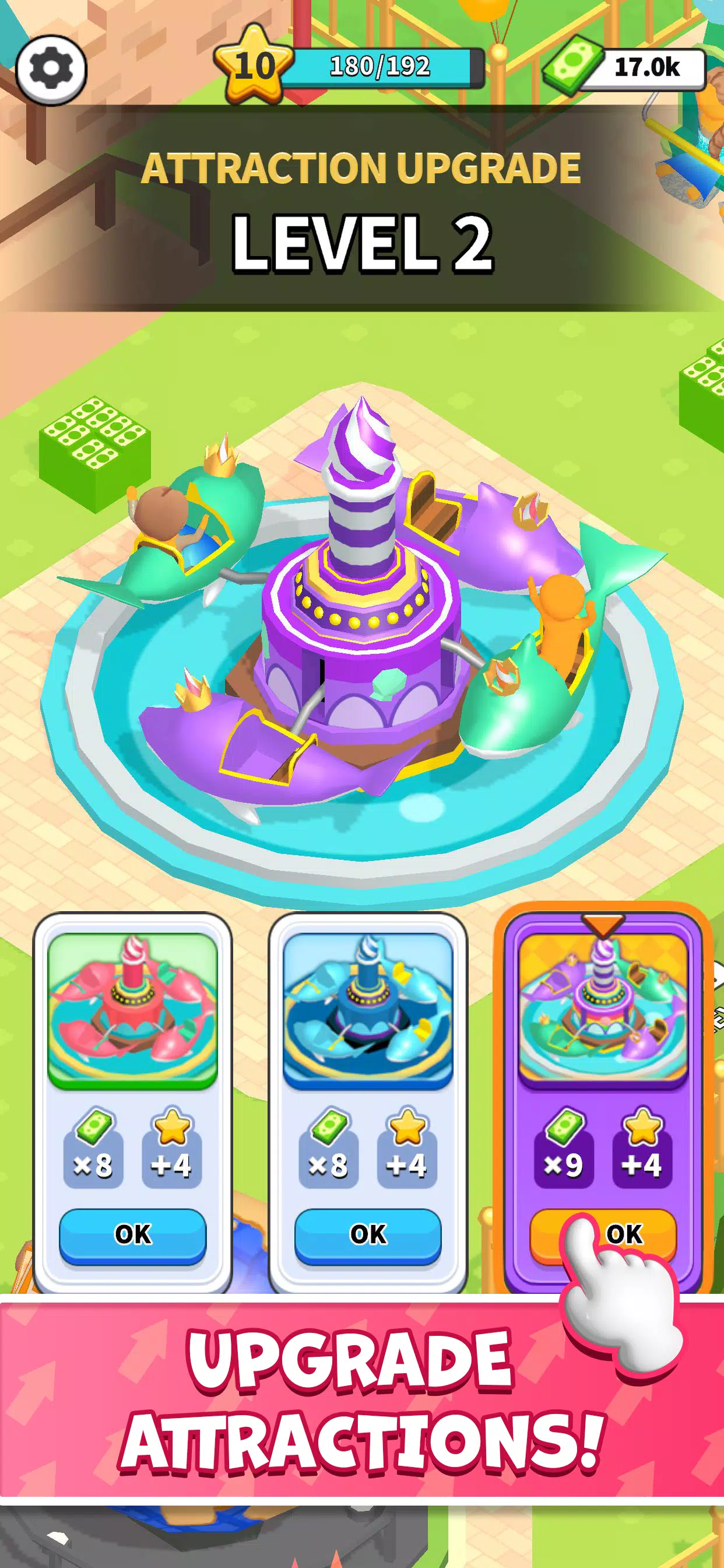 Awesome Park : Idle Game Screenshots