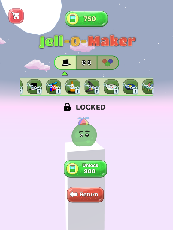 ภาพหน้าจอของ Jelly Toss iPad 