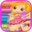 Lady Girls Princess-Doll Coloring Book Lady Girls Princess-Doll Coloring Book