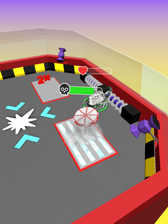 Tangkapan layar Fighter Bots iPad 