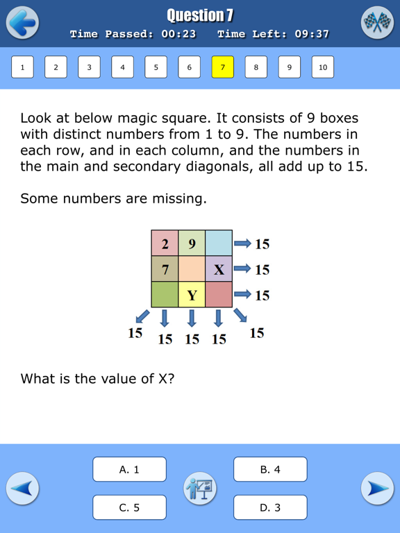 Selective School Tests - Math iPad स्क्रीनशॉट