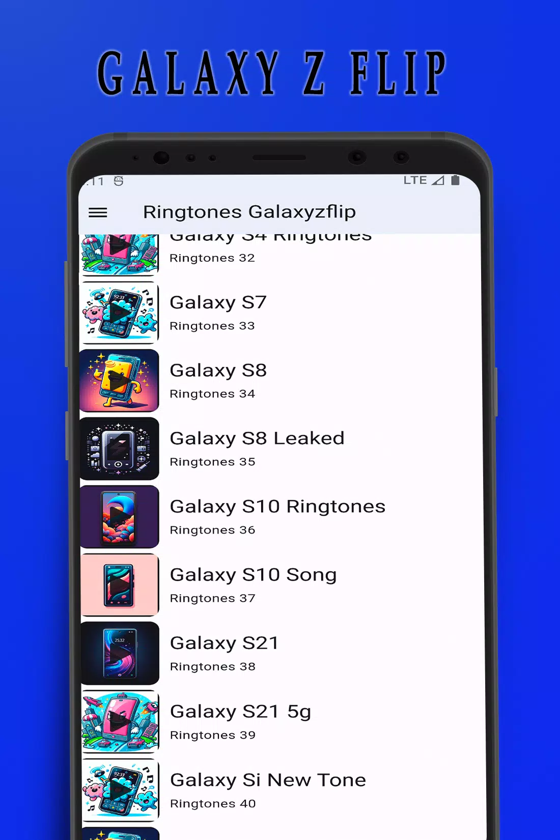 Ringtones Galaxy Z Flip 3 Screenshots