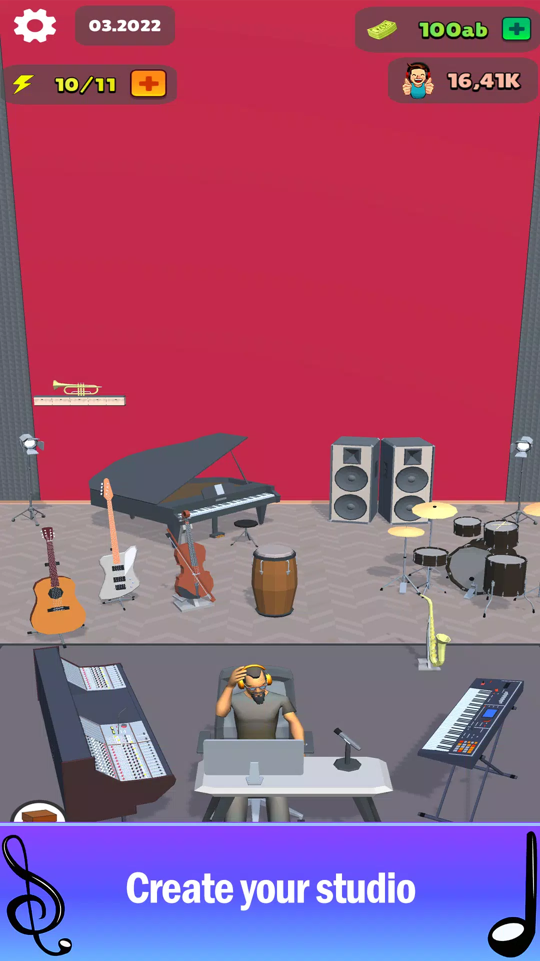 Musician Studio Simulator Screenshots
