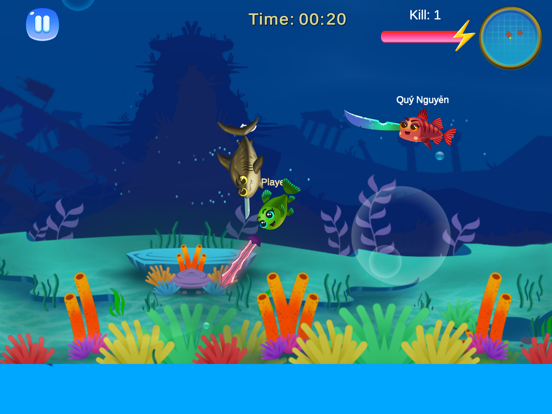 Capturas de tela do BabyFish.IO iPad 