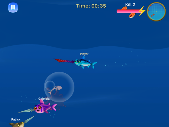 Capturas de tela do BabyFish.IO iPad 