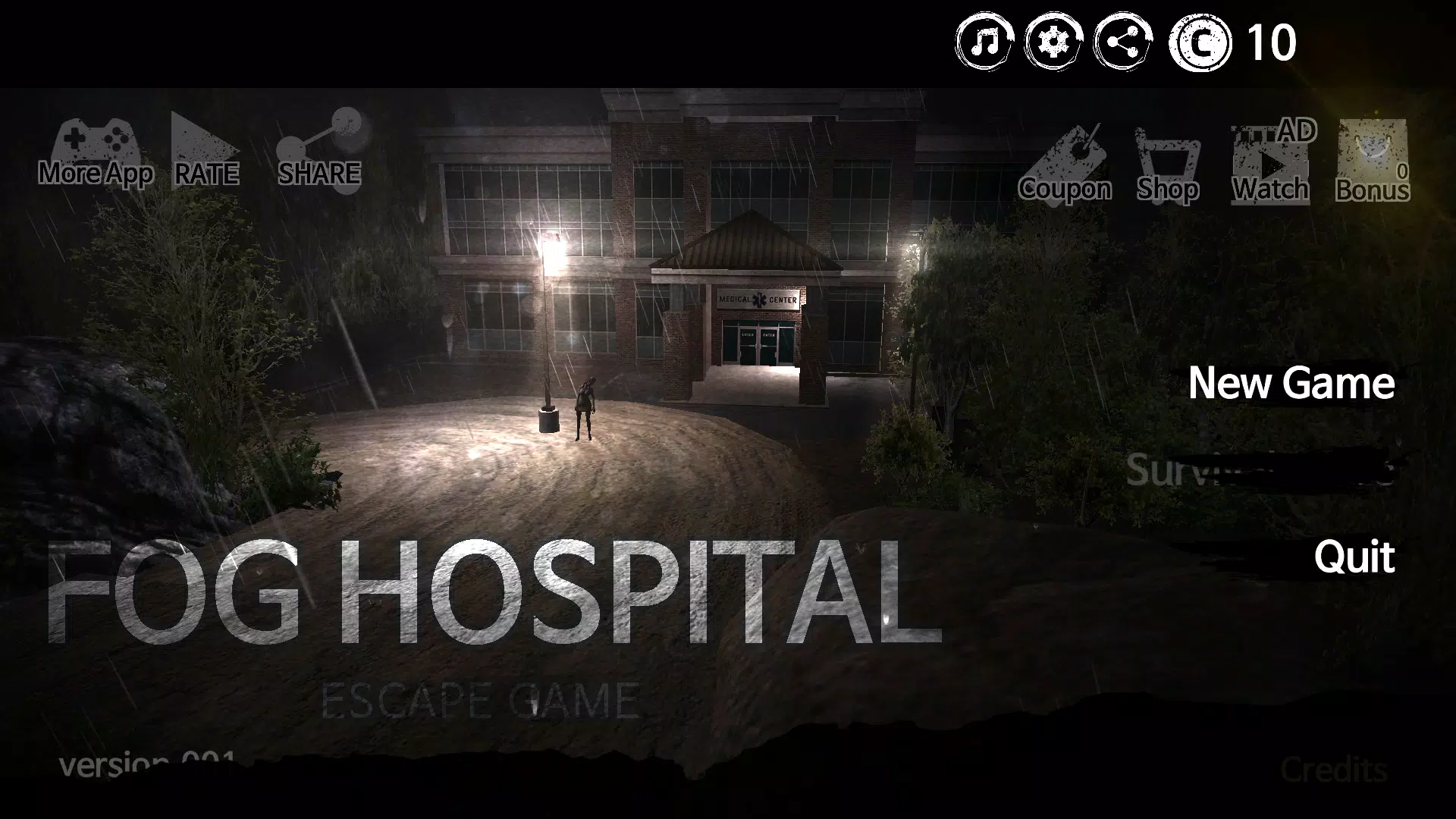 Fog Hospital (Escape game)应用截图