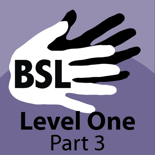 BSL Level One - Part 3 BSL Level One - Part 3