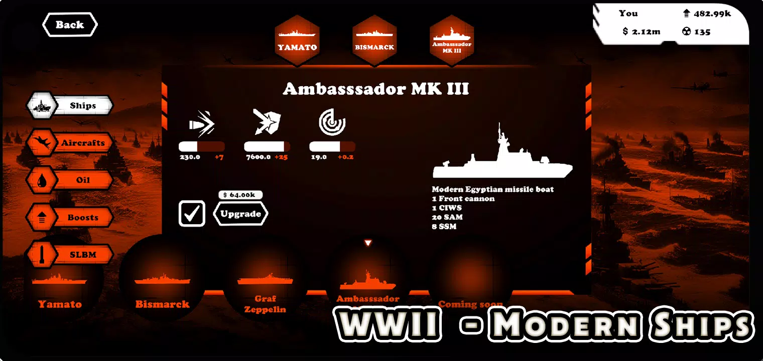 Ballistic Armada: Warships Screenshots