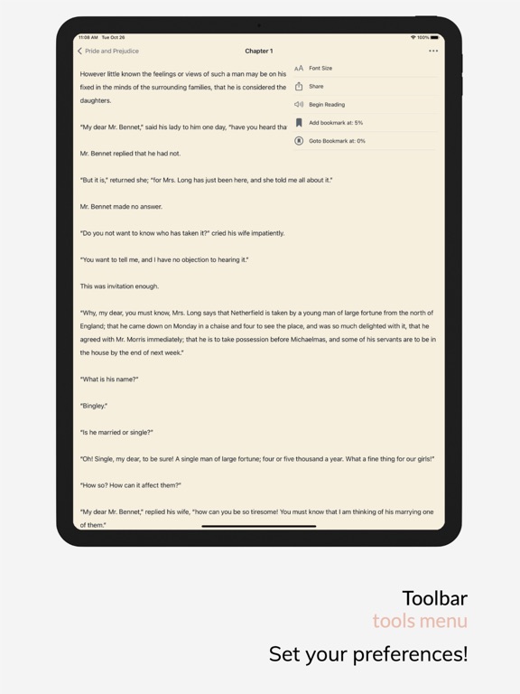 ClassicReads: Novels & Fiction iPad Screenshots