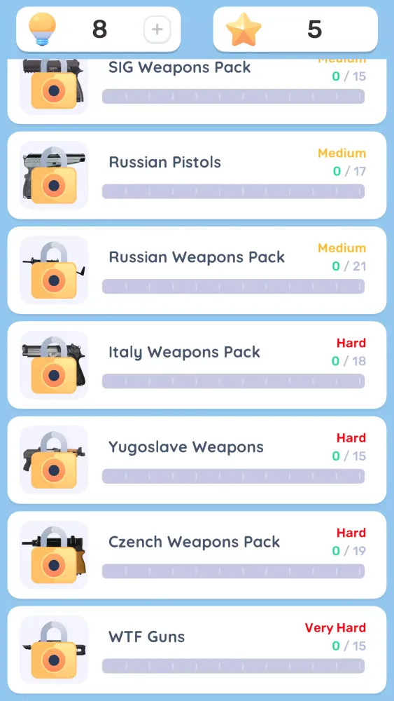 Weapon Quiz: Guns & Ammunition Screenshots