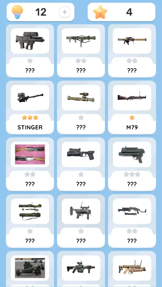 Weapon Quiz: Guns & Ammunition Screenshots