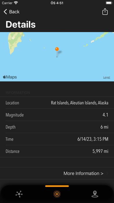 DataX Earthquake Screenshots